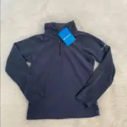 NEW wTag-COLUMBIA Glacial Blue 1/2 Zip Pullover Youth S
