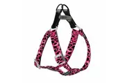 Step In Dog Harness Pet Puppy Reflective Eco Bionic Water Resistant Leopard