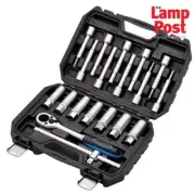 Draper 13604 Shock Absorber Strut Nut Kit 1/2" Sq. Dr. - 19 Piece Set