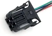 4 Pin Auto Window Sunshade Switch Plug Taillight Electronic Connector Wiring Harness Rear Lamp Compatible with Q3 Q5 New Pas~at 1J0971974
