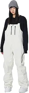 [Oymyakon] Women Men's Loose Ski Bib Pants Waterproof Snow Overalls Winter Outdoor Warm Windproof Ski Overalls