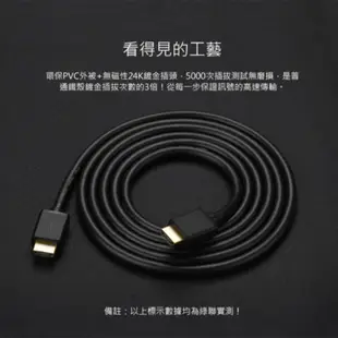 【綠聯UGREEN】HDMI2.0傳輸線 24K鍍金接頭 黑色(2M/3M/5M)