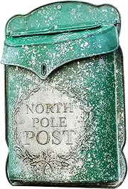 Apartment Mailbox, Rainproof Post Box, Wall Mount Antique Locking Mailbox, for Home Decorative & Office Business Parcel Box Package Drop