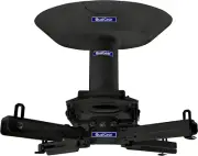 Qualgear Pro-Av QG-KIT-CA-3IN-B Single Joist Ceiling Adapter, 3" 1.5" Projector