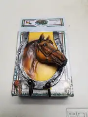 Resin Horsehead/Horseshoe Wall Mount Key Rack