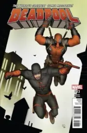 DEADPOOL #13 DAREDEVIL VARIANT BY MARVEL COMICS (2016-2018)
