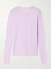 [Skin] Skin - Elana Organic Pima Cotton-jersey Top - Lilac - small small Purple
