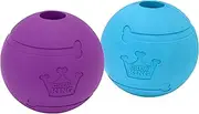 Chew King Dog Fetch Balls Extremely Durable Natural Rubber Toy 4 inch, (CM-10031-CS01), All Breed Sizes, Count 2 (Pack of 2)