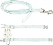COSMEVIVI Cat Harness Leash Rope Pet Harness Leash for Cats Soft and Breathable Traction Harness for Kitten Walking