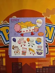 In N Out Burger 2024 Kids Make A Scene 75th Anniversary Sticker Fry Box So. Cal