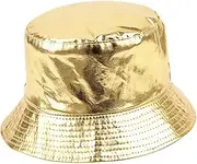 [Yardenfun] Portable Bucket Hat Beach Bucket Cap for Man Woman Summer Hats for Men Bucket Hats for Men Fan Fisherman Sun Cap Hat for Sun Protection for Men Outdoor Hat Men Hats Golden
