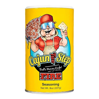 Cajun Two Step Fire All Purpose Seasoning 8 oz EXP 12/2027+