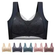 Women Full Cup Thin Underwear Plus Size Women Bras plus Size Front Close