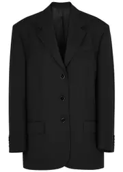 Acne Studios Juylie Oversized Blazer - Black - 6 6
