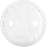 Skimmer Covers, Skimmer Lid Replacement, Round Skimmer Pool Filter, Heavy Duty Skimmer Covers, 25cm Skimmer Lid for Inground Pools(White)