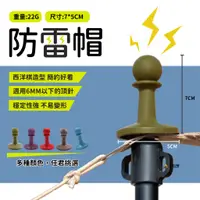 在飛比找蝦皮購物優惠-【小玩家露營用品】防雷帽 營柱防雷帽  營柱 露營