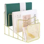 Incline File Sorter, Wire Magazine Holder Rack for Mails, Folders and Books,