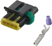1SET DJ7044A-1.8-21 Auto Waterproof Cable Connector 4 Pin Automotive Plug Famale Male Socket Includes Terminal Seal