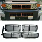 4Pcs For FJ Cruiser 2007-2017 Front Grille Bug Screen Mesh Insect Radiator Guard