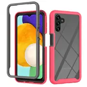 MCC Shockproof Bumper Case Samsung Galaxy S24+ Plus Clear Back Cover S926 [Magenta]