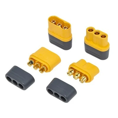 1 Pair Amass MR60 Plug w/Protector Cover 3.5mm 3 Core Connector SheathPX