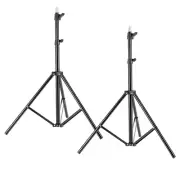 Neewer 2pcs 6.23 Feet Light Stand Video Tripod For Photography Lights,Softboxes