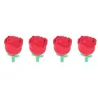 4pcs Rose Ice Face Roller Leak-Proof Ice Balls Maker Decorative Ice Mold Ice