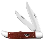 Case xx Knife Folding Hunter Dark Red Micarta 12274 Carbon Steel Pocket Knives
