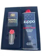 Genuine Zippo Iridescent Dunhill Filters design Fuel Flint Gift Promotional Pro