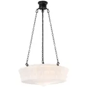 Art Deco 3 Chain Pendant Lights Black Abbotsford Lighting Retro Period