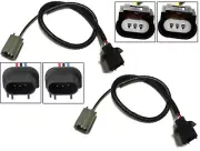Extension Wire Ceramic 9008 H13 Two Harness Head Light Replace Socket Female Fit (for: Mazda)