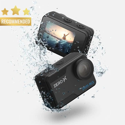 4K Action Camera, Waterproof, Touchscreen, Wi-Fi, Timelapse