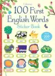 100 First English Words Sticker book