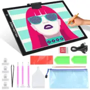 Stepless Adjustable Brightness Tracing LED Light Board for Diamond Painting (A3)