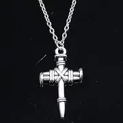 [ZOJK] Necklace 34X20Mm Pendant Short Long Women Men Colar Gift Jewelry Choker