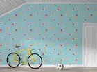 3D Swimming Seamless Wallpaper Wall Mural Removable Self-adhesive 1737