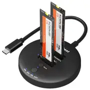 mbeat H3 USB 3.2 Gen2x2 20Gbps Dual M.2 NVMe SSD Dock