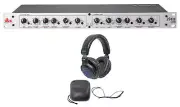 DBX 234XS Rack Mount Stereo 2/3/4-Way Crossover Sound Processor+DJ Headphones