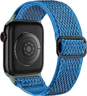 [KAVJU] For Apple Watch Watchbands 44mm 45mm 42mm 49mm 41mm 40mm 38mm For Women Men,Stretchy Solo Loop Soft Nylon Solo Loop Sport Bands For IWatch SE Series 10 9 8 7 6 5 4 3 2 1