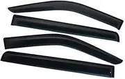 Pizgear Side Window Visor, for Toyota, for Tundra, 2022 2023 2024 Car Rain Protector Door Visor Awning Sun Rain Deflector Awnings Shelter Guard Car Side Window Sunshade