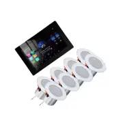 Bluetooth Wall Amplifier Ceiling Sound Stereo System 25W Home Theater Speaker
