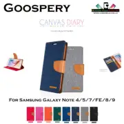 Samsung Galaxy S22 / S22+ Plus / S22 Ultra Goospery Canvas Diary Wallet Case
