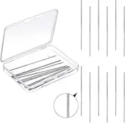 WILLBOND 12 Pieces Snag Nab It Tools 2.36 Inches Snag Repair Needle Tool Woven and Knits Sewing Stitching Needle Tools for Knitted Woven Cloth Garments Drapes(0.03 x 2.36 Inches)