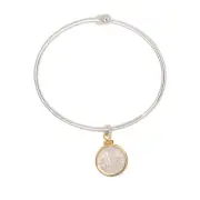 Threepence Ball End Bangle - Timeless Charm!