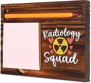 Thank You Radiology Squad Gift, Inspirational Radiology Squad Design Funny Work Gifts, Perfect for Radiologists Medical Workers, Birthday Retirement New Job, Self-Stick Note Pad Holder XBT21