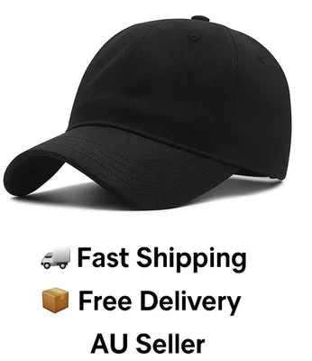 XXL Dad Hat 62-65cm Oversized Cotton Baseball Cap for Large Head Unisex