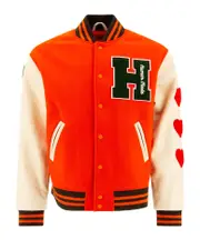 Human Made Heart Patch Varsity Jacket XL Red