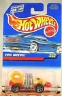 1997 Hot Wheels Mainline/Collector #485 EVIL WEEVIL Orange w/Chrome 5 Sp Wheel