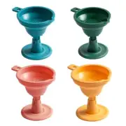 Kitchen Funnel with Detachable Strainer Filter Collapsible Funnel Liquid Powder