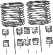 Levemolo 12pcs Bonsai Fertilizer Box Plants Slow Release Fertilizer Container Garden Fertilizer Basket Fertilization Basket Bonsai Fertilizer Basket Silver Stainless Steel